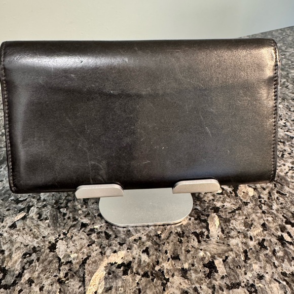 Saint Laurent Paris Black Leather Flap Wallet Made in Italy - Picture 3 of 11